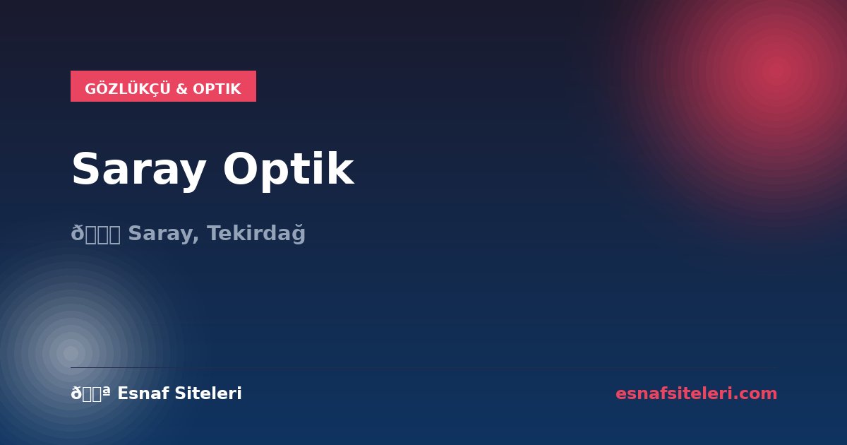 Saray Optik