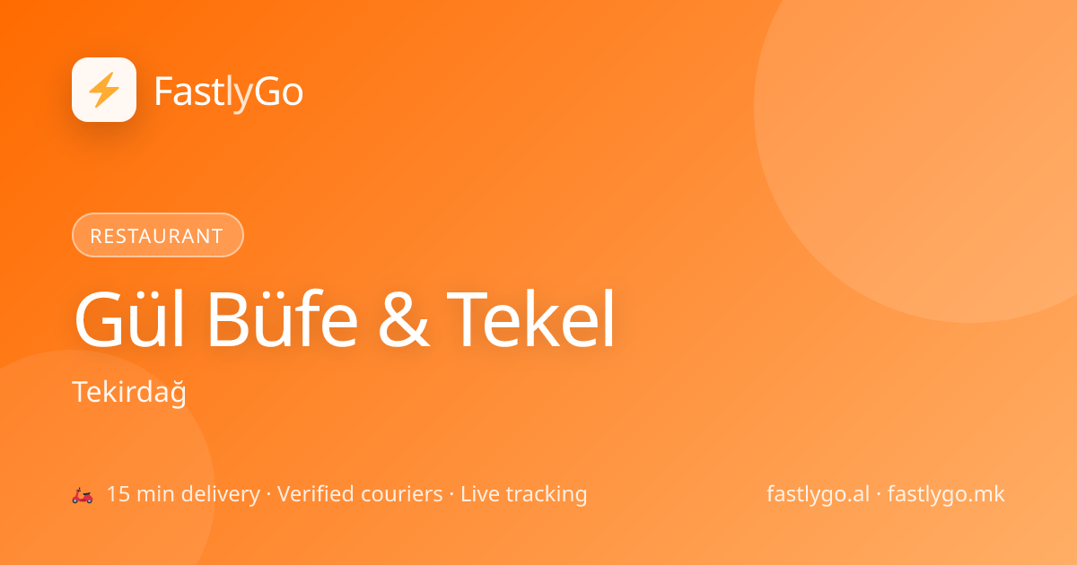 Gül Büfe & Tekel