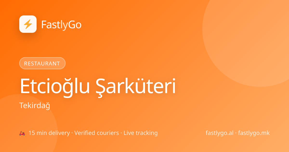 Etcioğlu Şarküteri