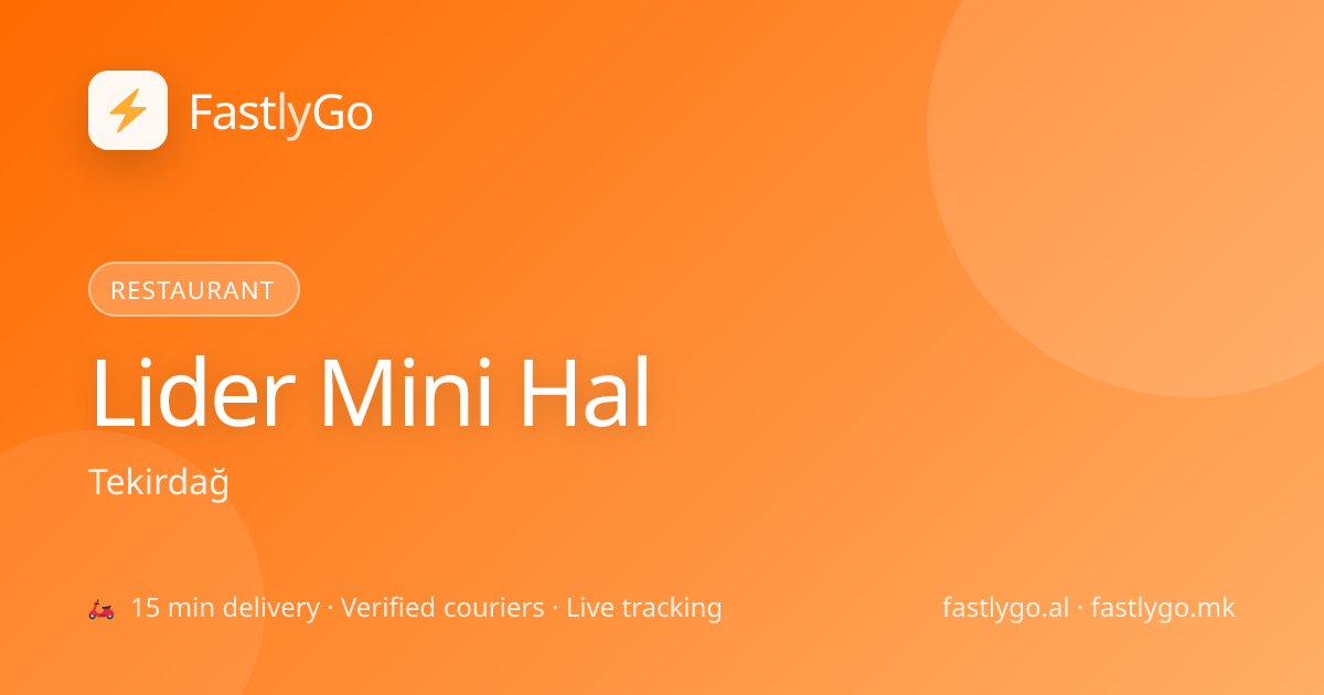 Lider Mini Hal
