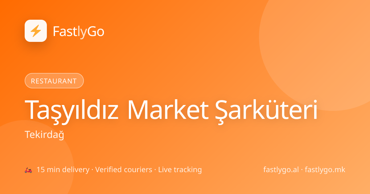 Taşyıldız Market Şarküteri