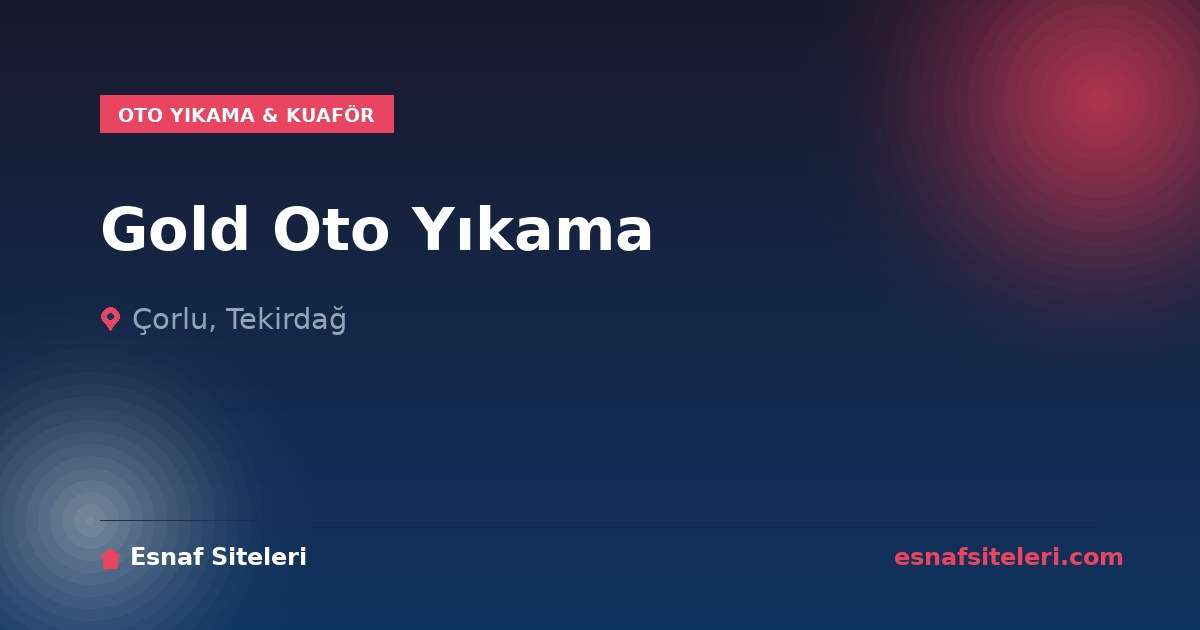 Oto yıkama