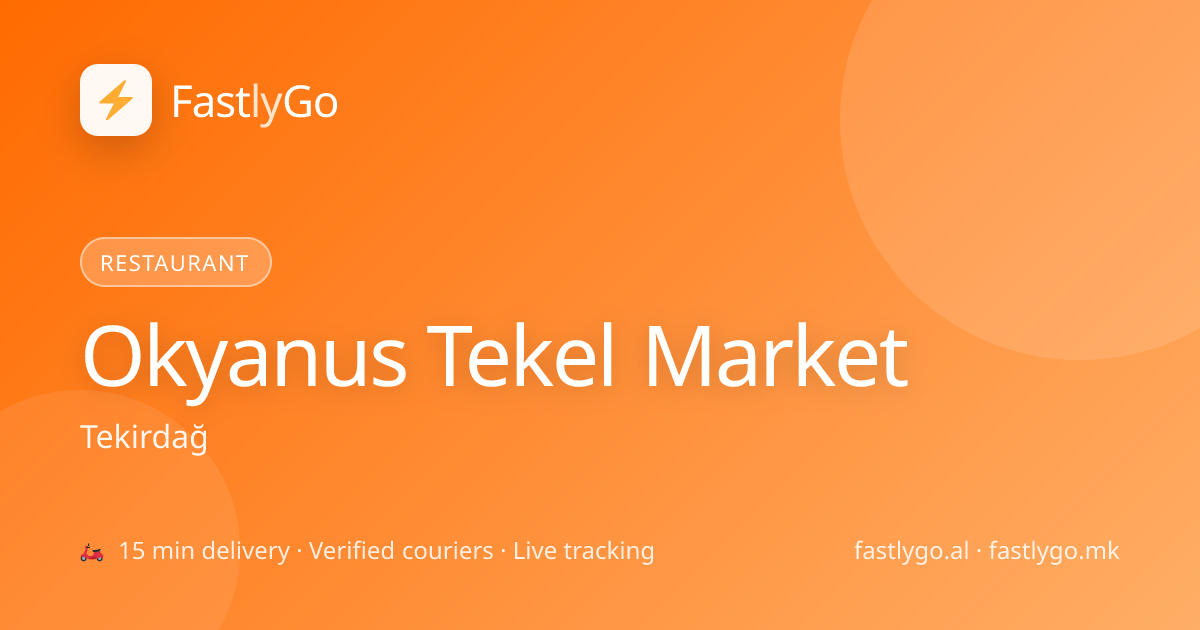 Okyanus Tekel Market