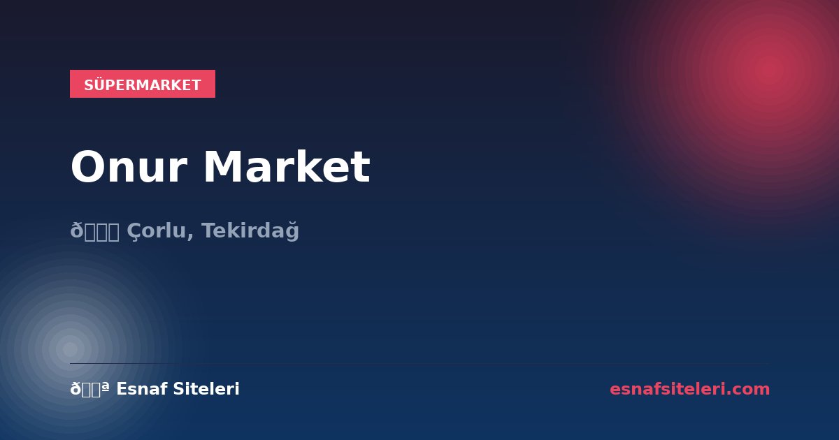 Onur Market