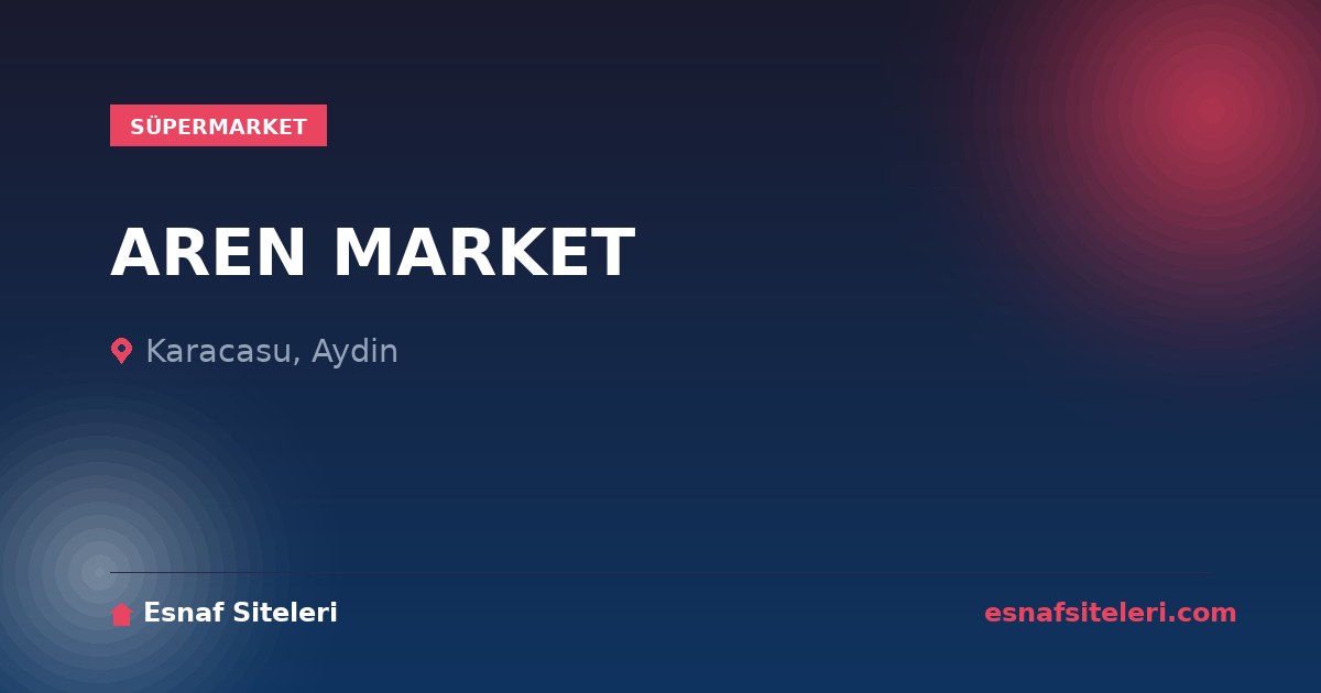 Aren Market