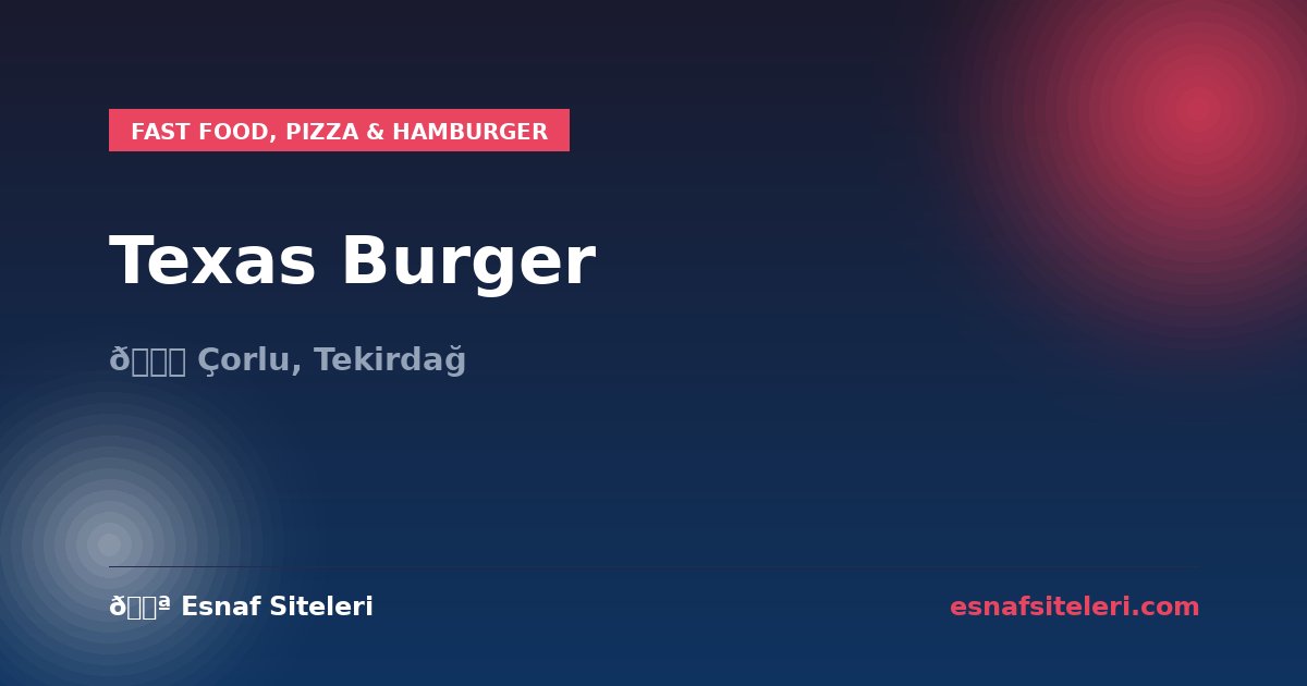 Texas Burger