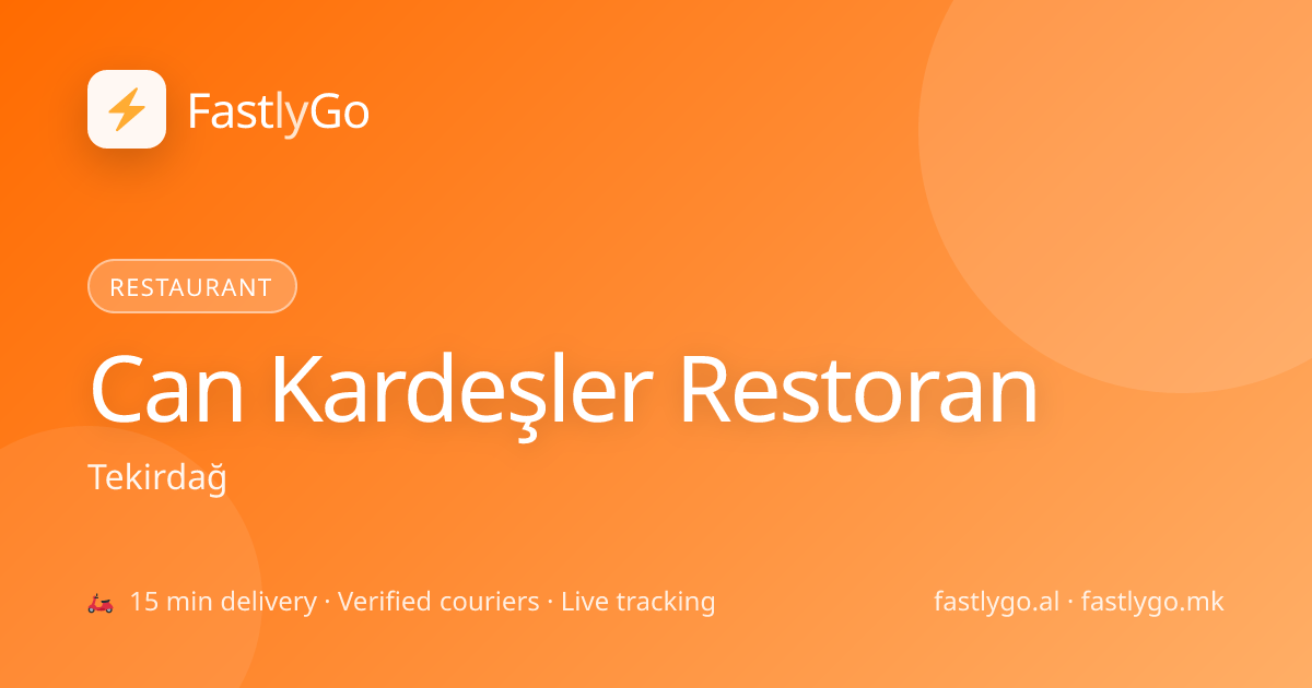 Can Kardeşler Restoran