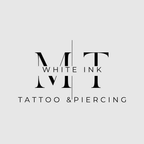 Çorlu Dövme White ink Tattoo piercing logosu