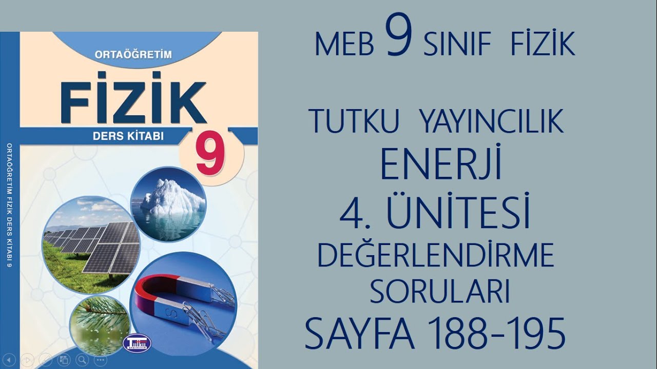 Çorlu Fizik Özel Ders