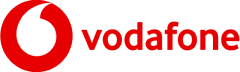 Hüner İletişim Vodafone logosu