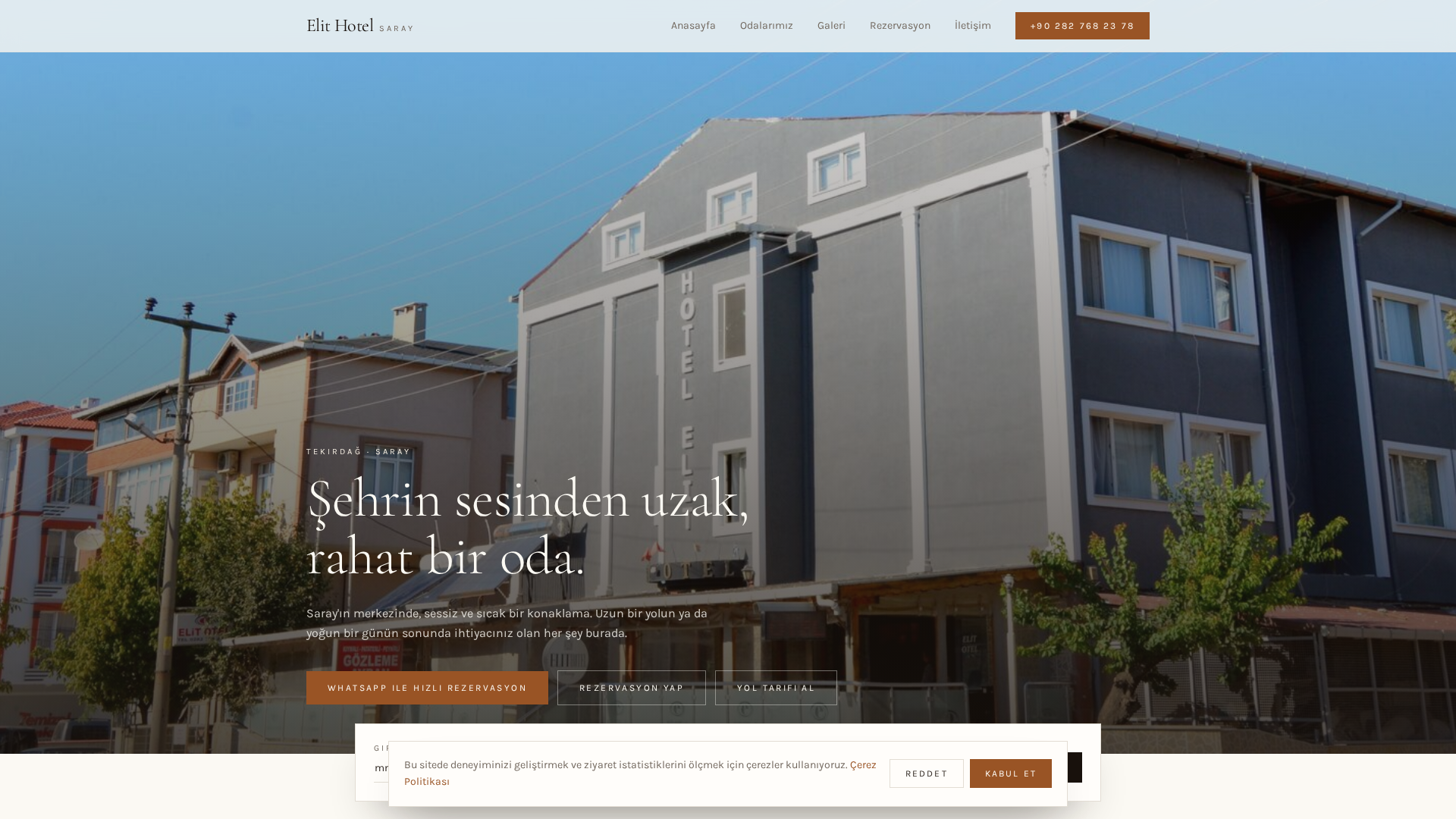 İletişim Elit Hotel Saray › iletisim