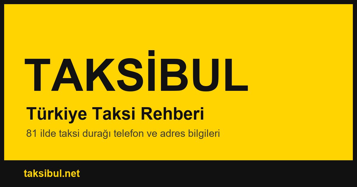 Şarköy Taksi