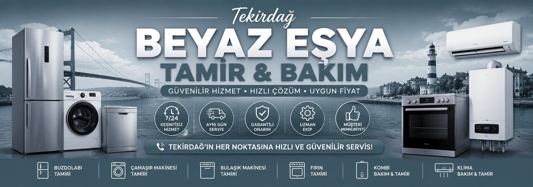 Tekirdağ Beyaz Eşya Tamircisi logosu