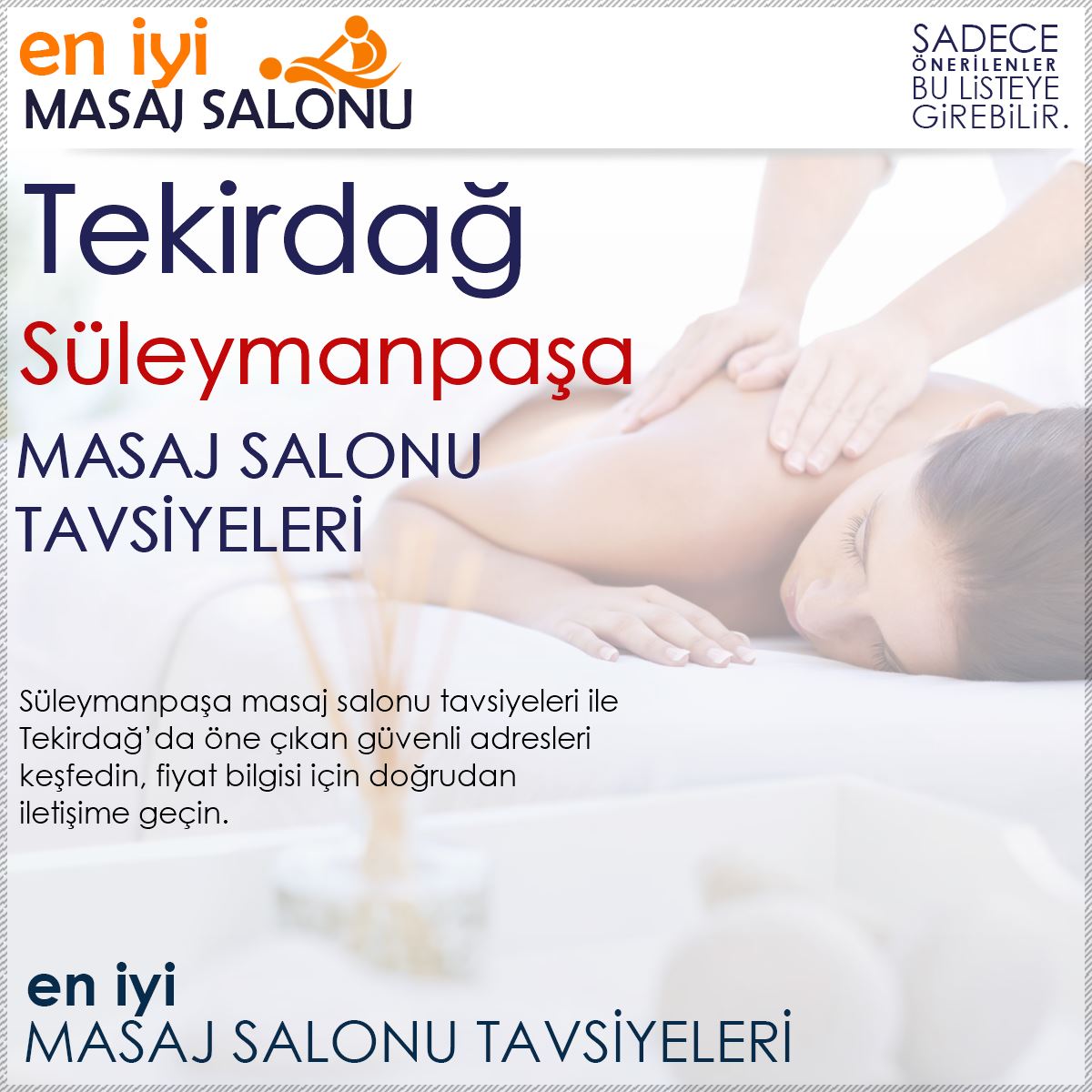 Tekirdağ Spa Masaj