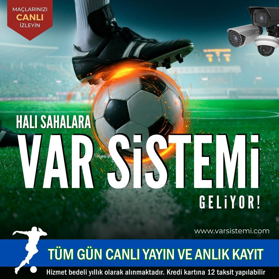 Tekirdağ / Süleymanpaşa Halı Sahaları VAR Sistemi